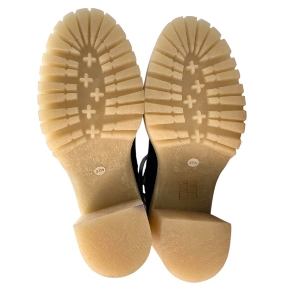 FREE PEOPLE Jesse Cutout Platform Lug Rubber Sole Leather Ankle Boots - Picture 14 of 16